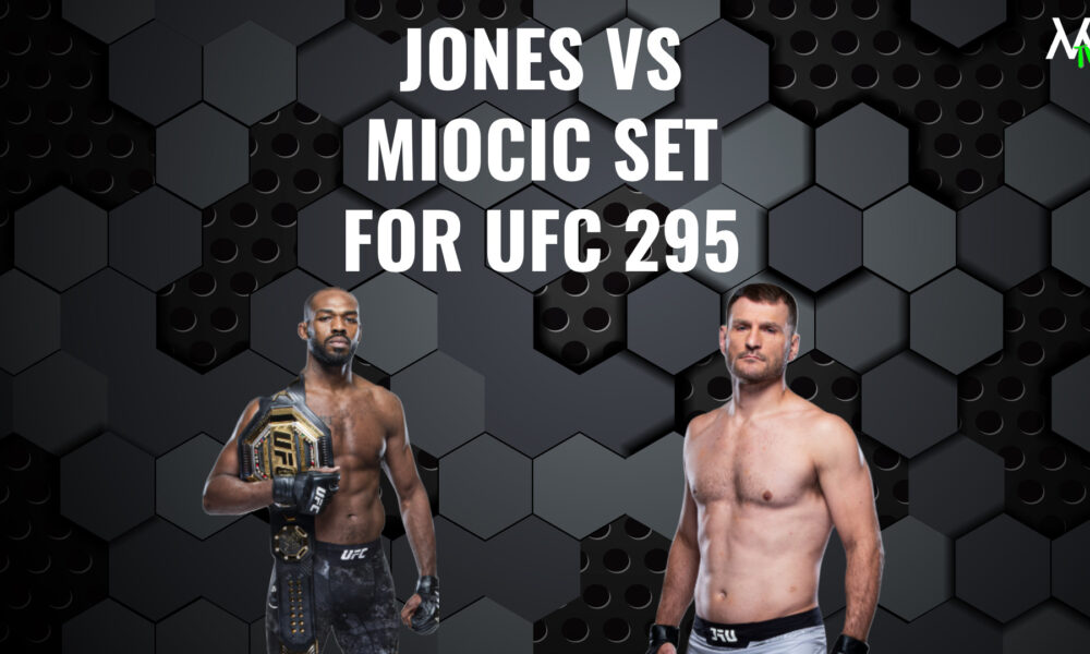 Jon Jones to defend title against Stipe Miocic at UFC 295